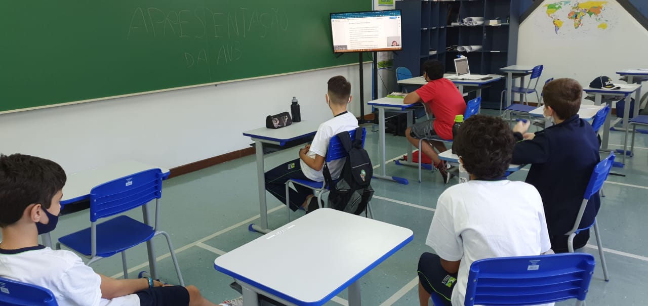 Turmas da Unidade Bosque testam ensino híbrido