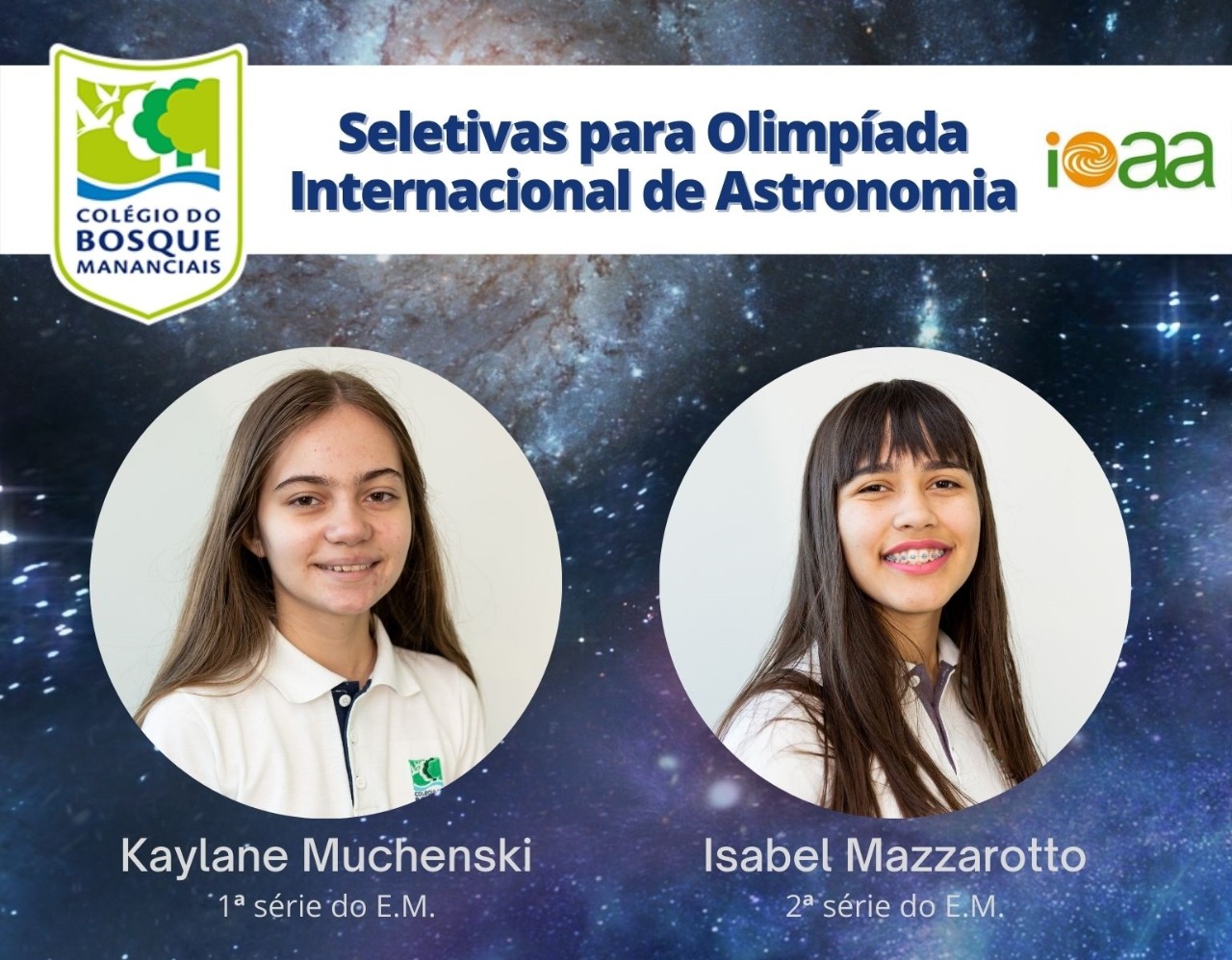 Alunas realizam 2ª prova para internacional de Astronomia