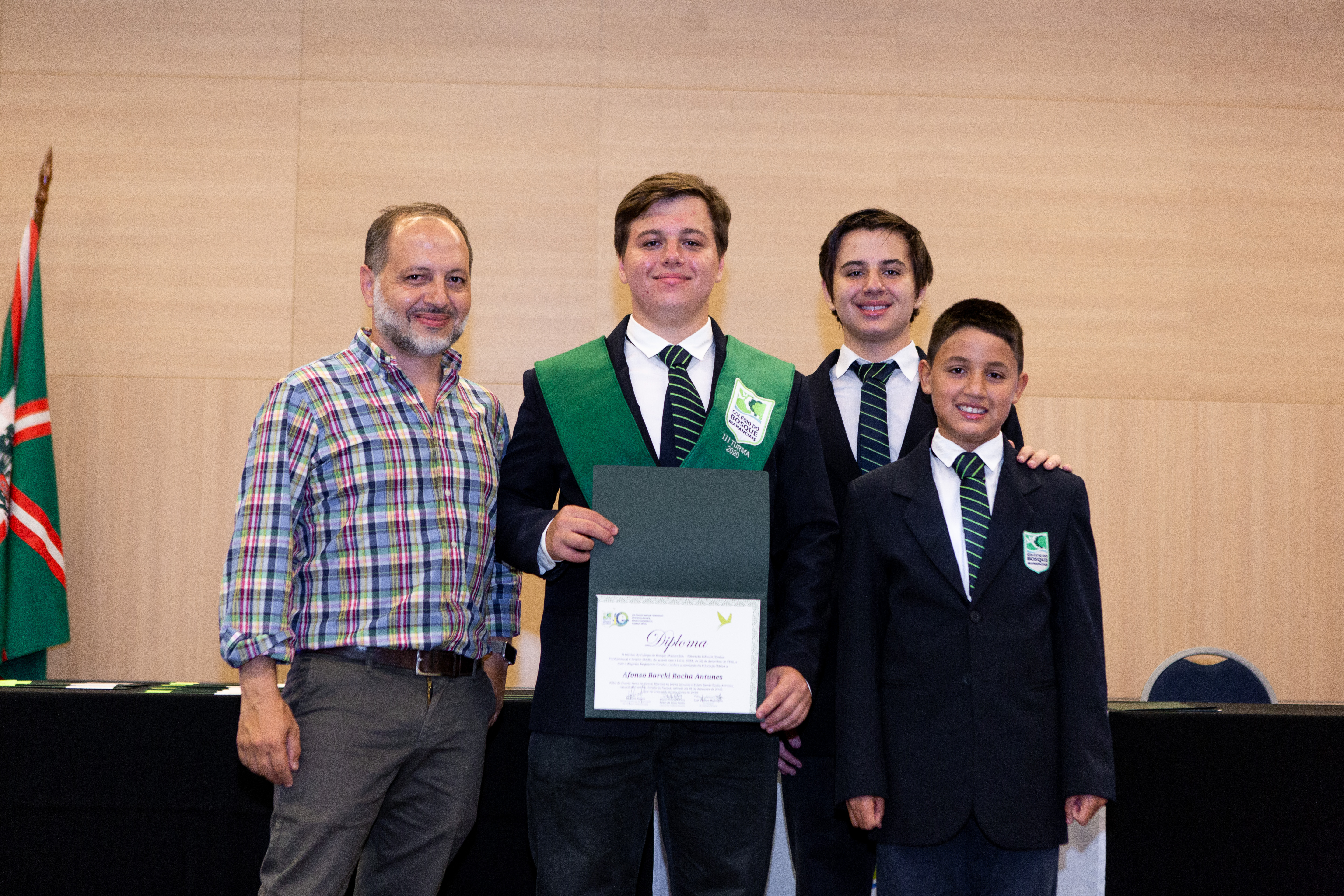 Unidade Bosque forma alunos do 5º e 9º anos e do Terceirão